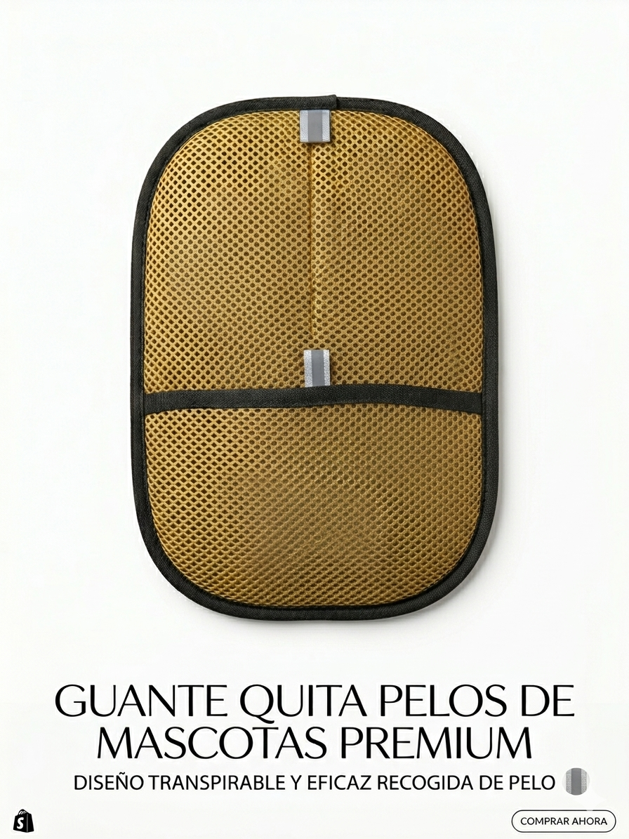 Guante Quitapelos para Mascotas