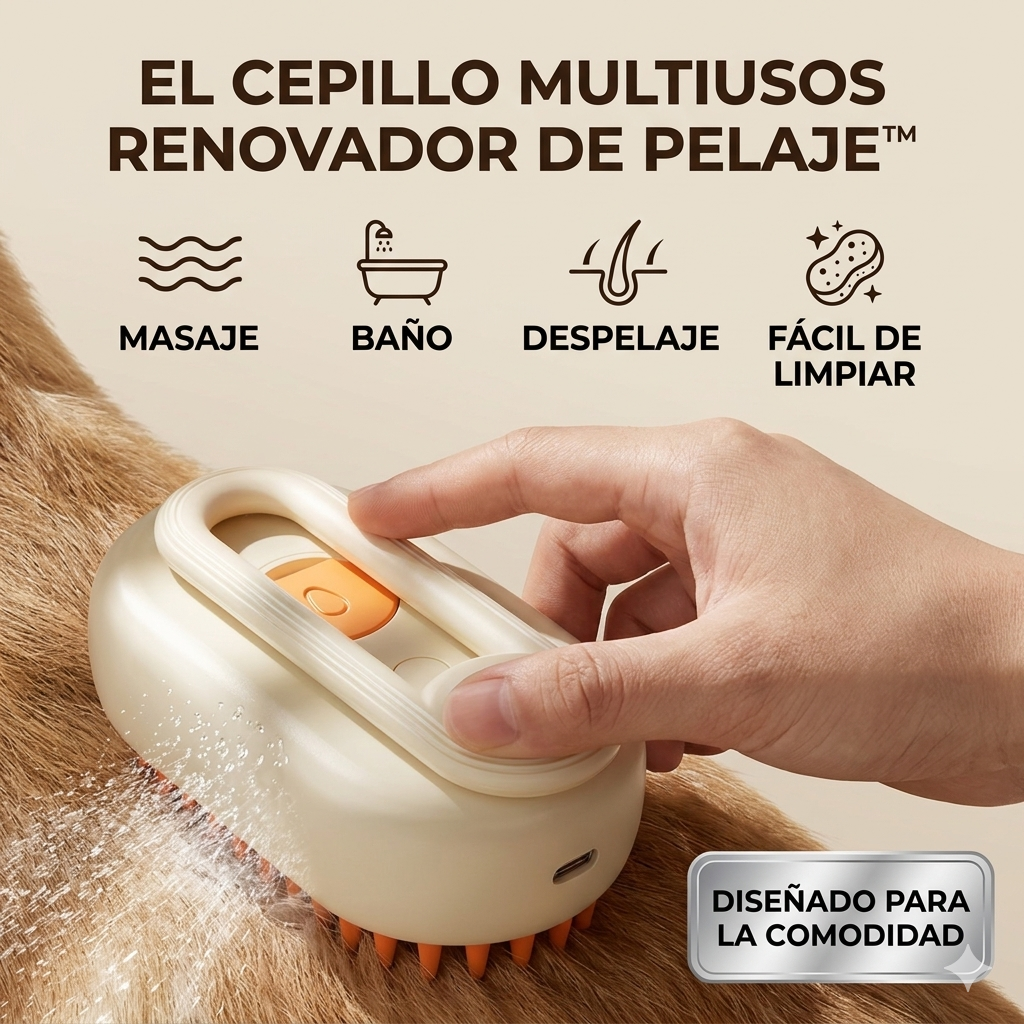 Cepillo de vapor de agua